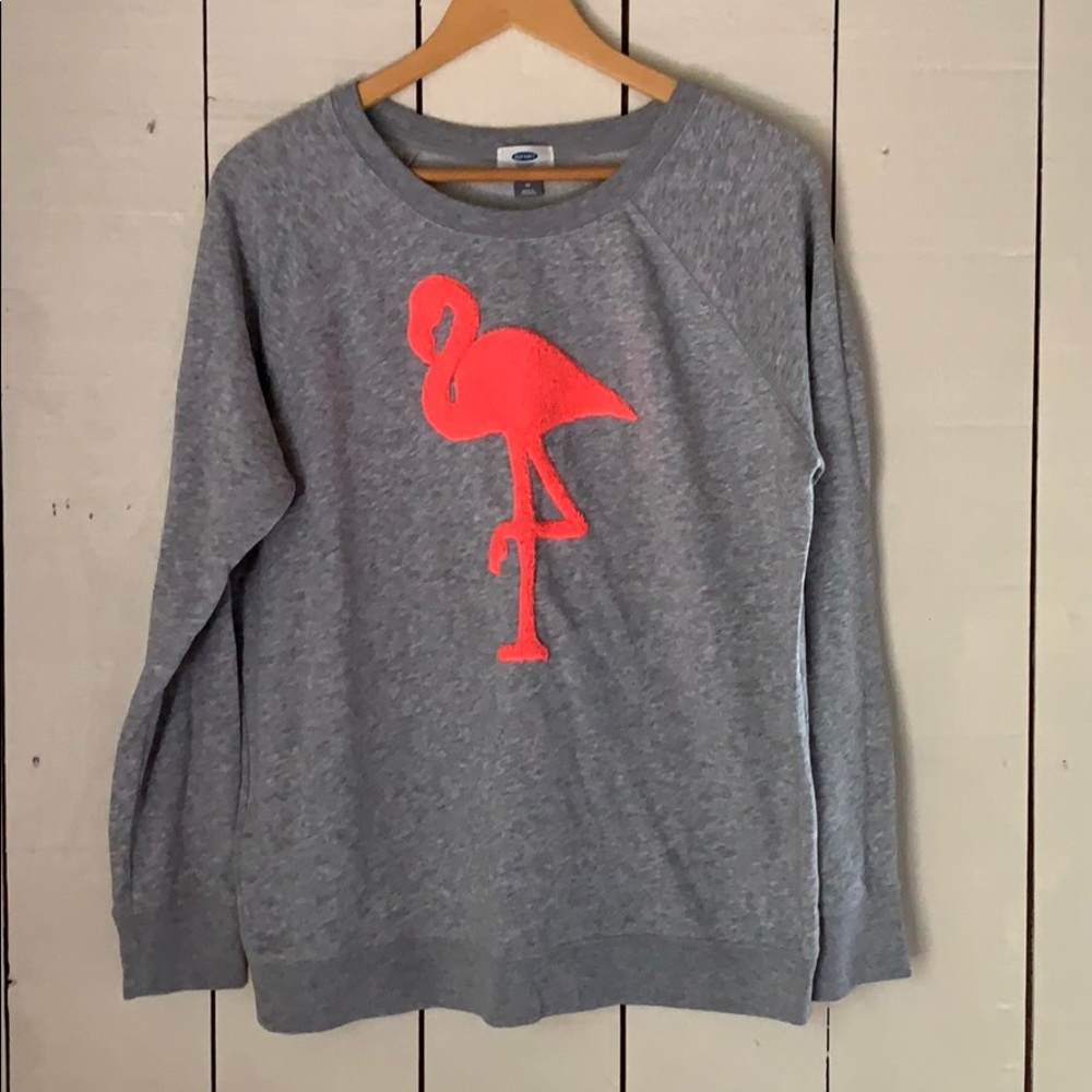 Neon Pink Flamingo Light Weight Sweatshirt ✨